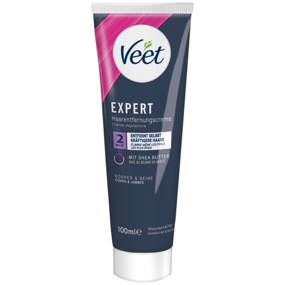 CREMA DEPILATORIA VEET EXPERT PER DONNA CON BURRO DI KARITÉ
