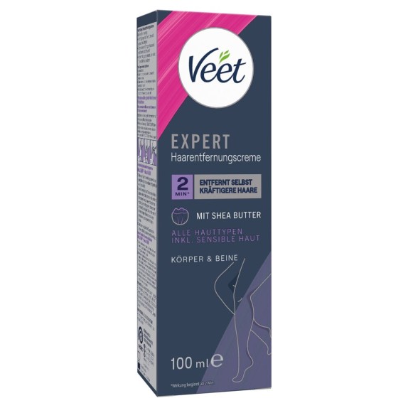 CREMA DEPILATORIA VEET EXPERT PER DONNA CON BURRO DI KARITÉ