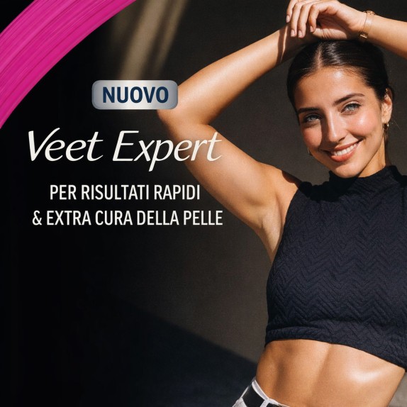 CREMA DEPILATORIA VEET EXPERT PER DONNA CON BURRO DI KARITÉ