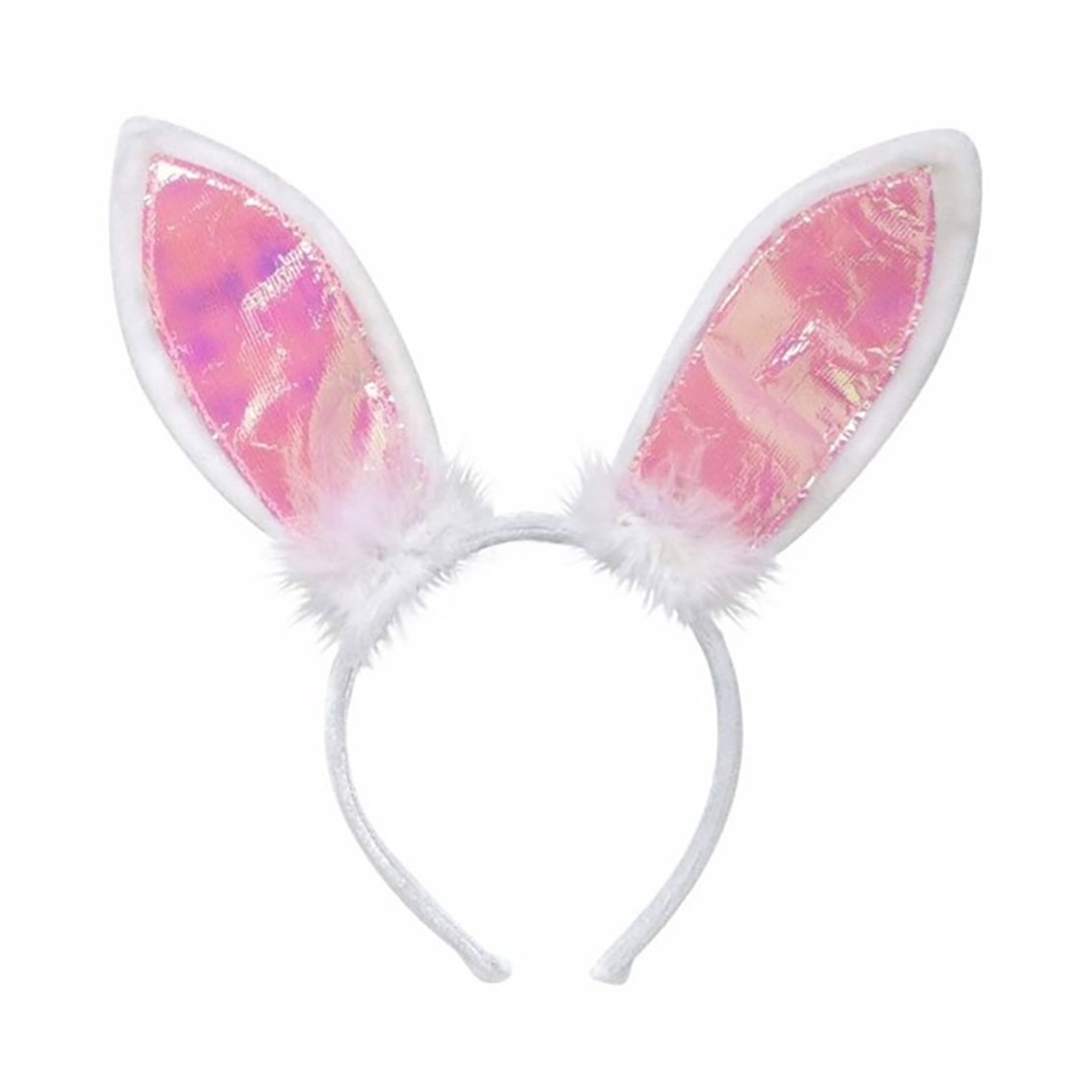 ORECCHIE DA CONIGLIETTA SEXY BIANCHE E ROSA PER...
