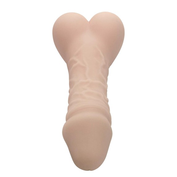 MASTURBATORE REALISTICO 2 IN 1 PROLUNGA DILDO E CULETTO CON ANO PENETRABILE