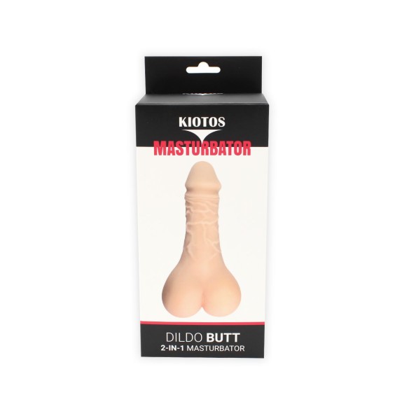 MASTURBATORE REALISTICO 2 IN 1 PROLUNGA DILDO E CULETTO CON ANO PENETRABILE