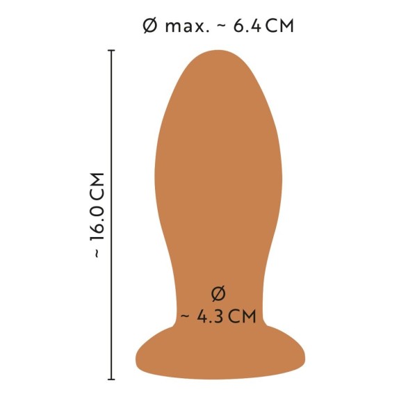 copy of PLUG ANALE GRANDE IN SILICONE PREMIUM MORBIDO ANOS