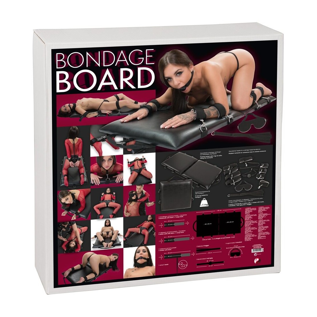 BONDAGE BOARD IMMOBILIZZATORE PIEGHEVOLE CON...