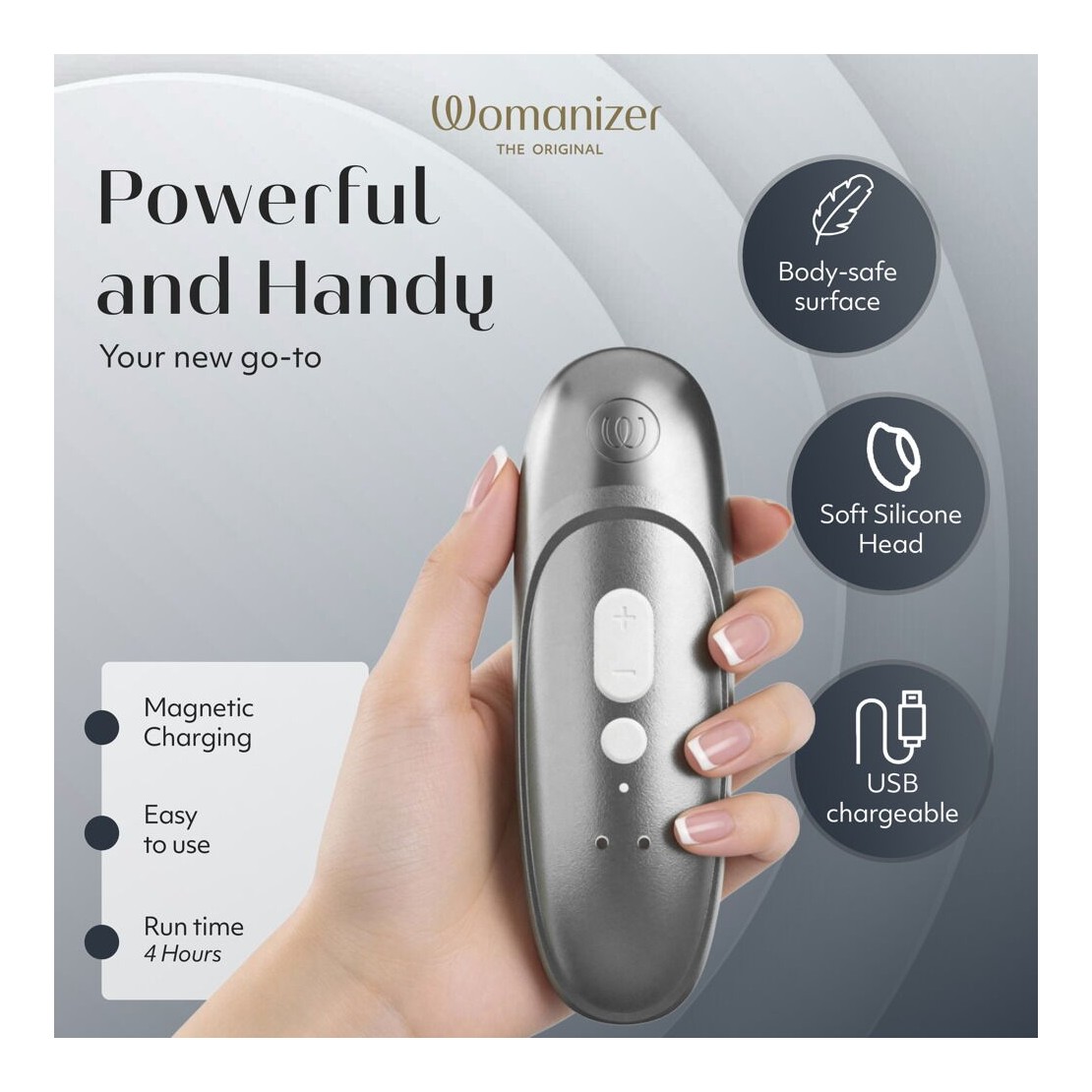 WOMANIZER PRO SUCCHIA CLITORIDE SILENZIOSO E...