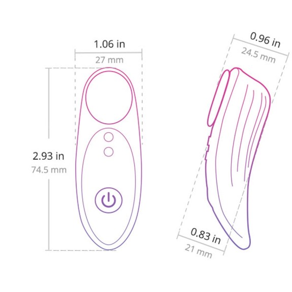 VIBRATORE CLITORIDEO SEX TOY CON APPLICAZIONE FERRI LOVENSE