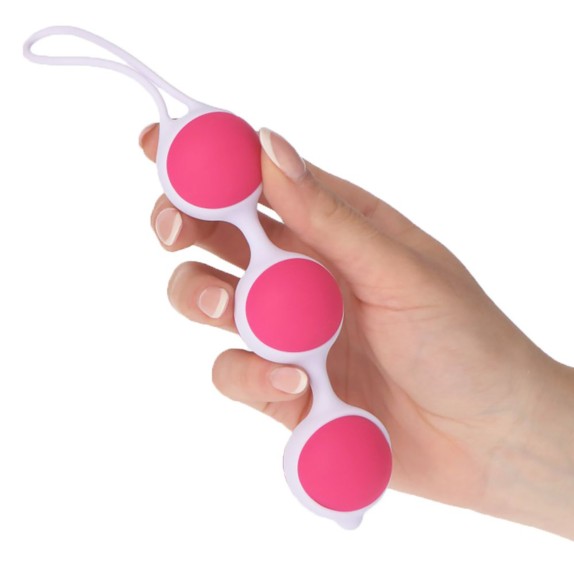 TRIPLE PLEASURE: FILA DI 3 PALLINE VAGINALI AUTOVIBRANTI