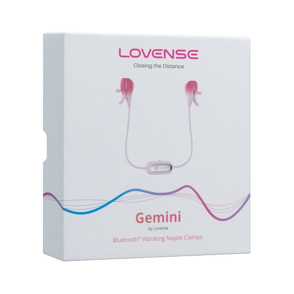 PINZETTE PER CAPEZZOLI VIBRANTI CON APP A DISTANZA GEMINI LOVENSE
