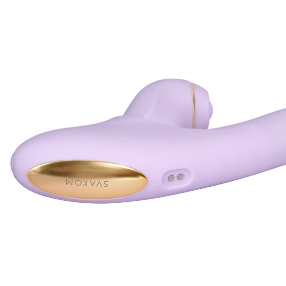 RABBIT 3-IN-1 CON STIMOLA CLITORIDE E VIBRATORE PUNTO G RISCALDANTE CON APP DUOGLOW