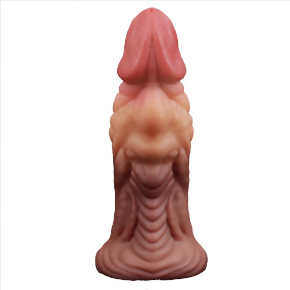 PLUG MONSTAR A FORMA DI DILDO DOPPIA DENSITÀ IN SILICONE