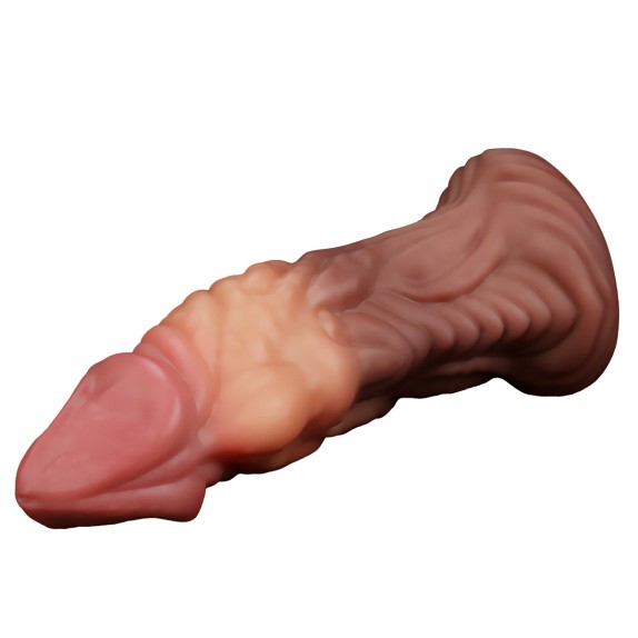 PLUG MONSTAR A FORMA DI DILDO DOPPIA DENSITÀ IN SILICONE