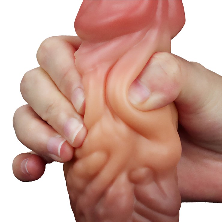 PLUG MONSTAR A FORMA DI DILDO DOPPIA DENSITÀ IN SILICONE 2