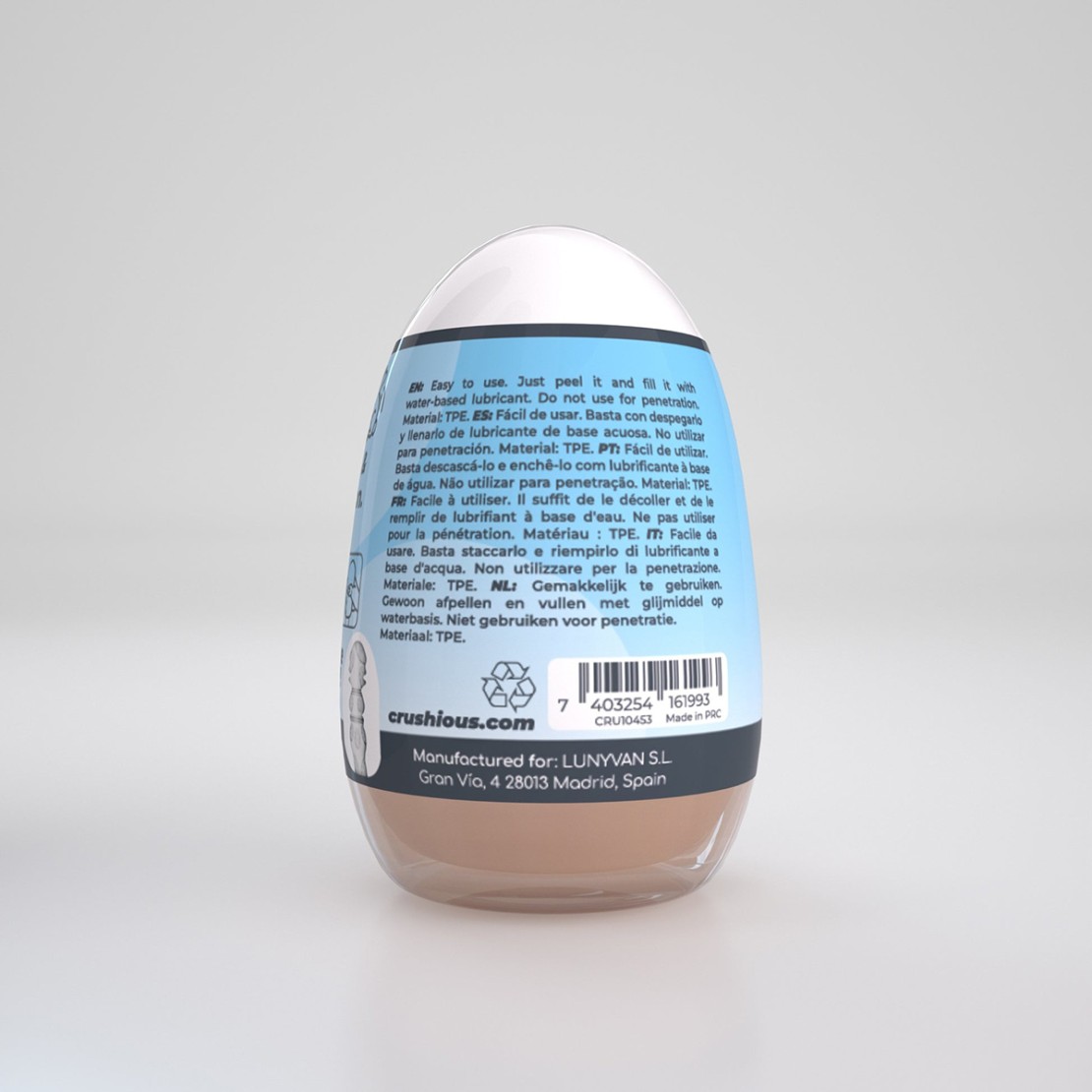 OVETTO MASTURBATORE THE EZY EGG PER PENE A...