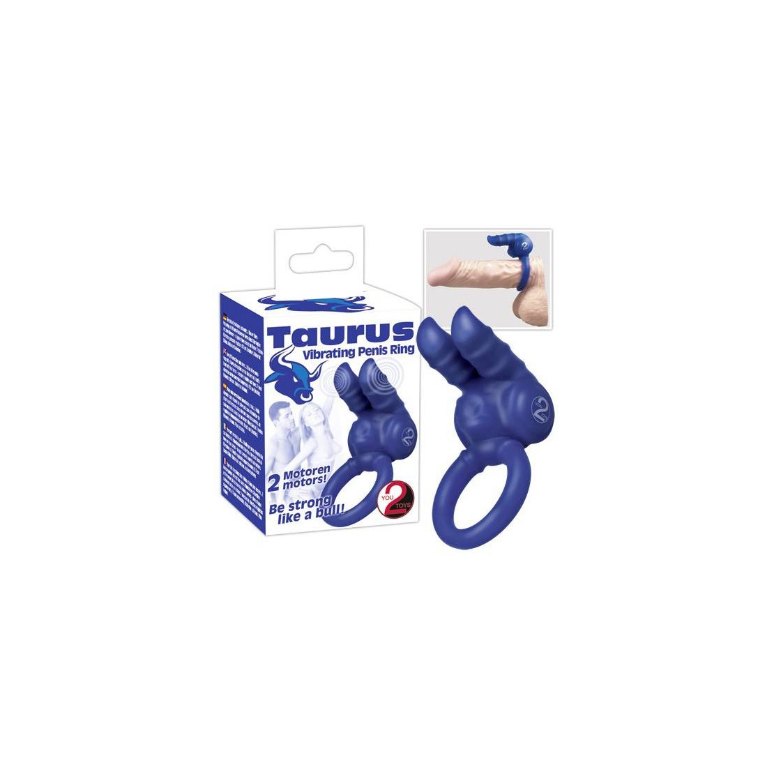 ANELLO VIBRANTE PENE TAURUS IN SILICONE     