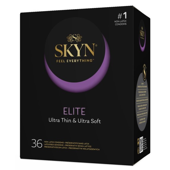 ELITE SKYN PROFILATTICI ULTRA SOTTILI SENZA LATTICE CONFEZIONE 36 PEZZI