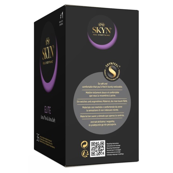 ELITE SKYN PROFILATTICI ULTRA SOTTILI SENZA LATTICE CONFEZIONE 36 PEZZI