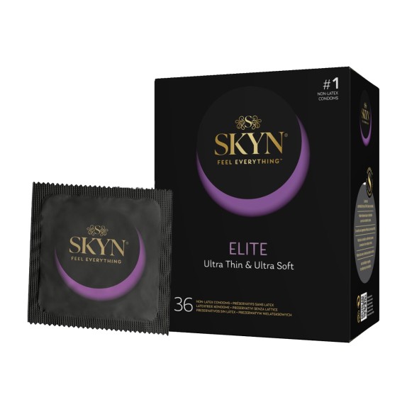 ELITE SKYN PROFILATTICI ULTRA SOTTILI SENZA LATTICE CONFEZIONE 36 PEZZI