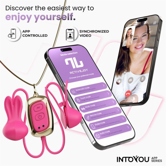 PINZETTE PER CAPEZZOLI VIBRANTI CON COLLANA, TELECOMANDO E APP A DISTANZA