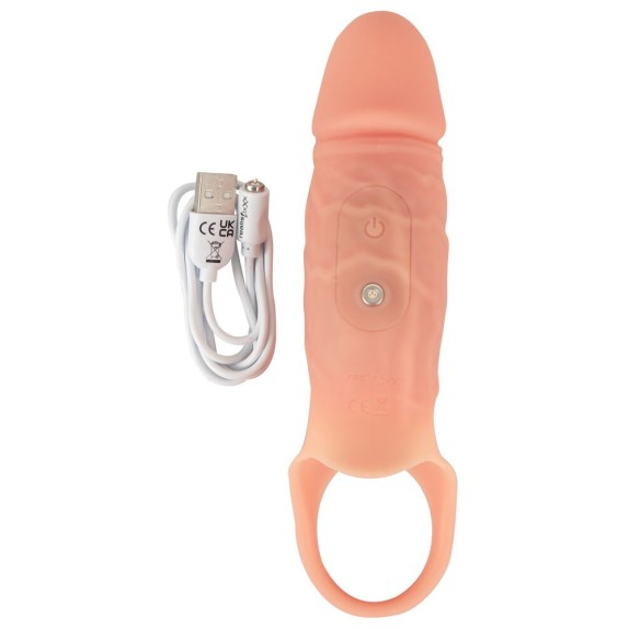 GUAINA CON RIGONFIAMENTO VIBRANTE E ANELLO PER TESTICOLI