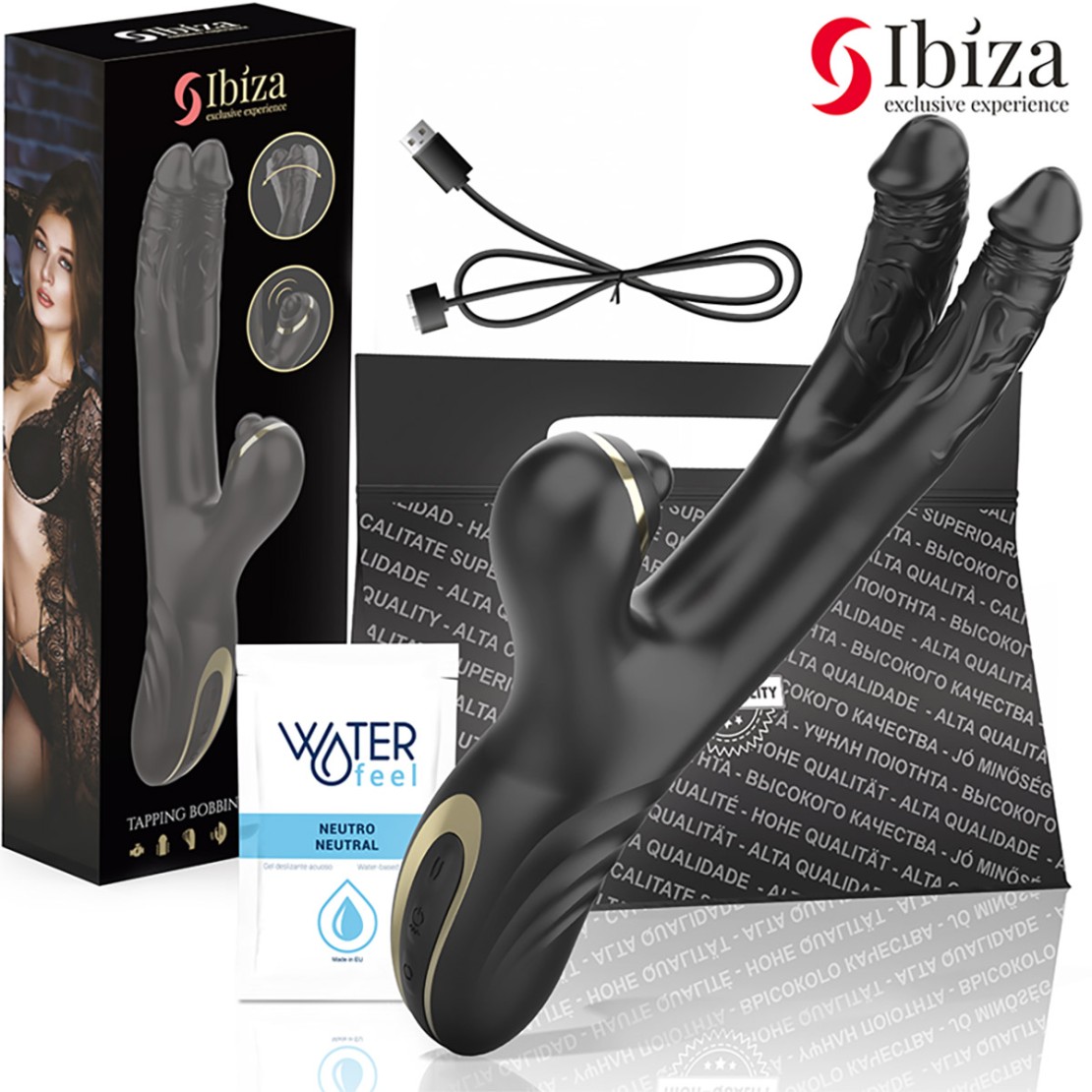 copy of DOPPIO VIBRATORE NERO TWO DRAGONS
