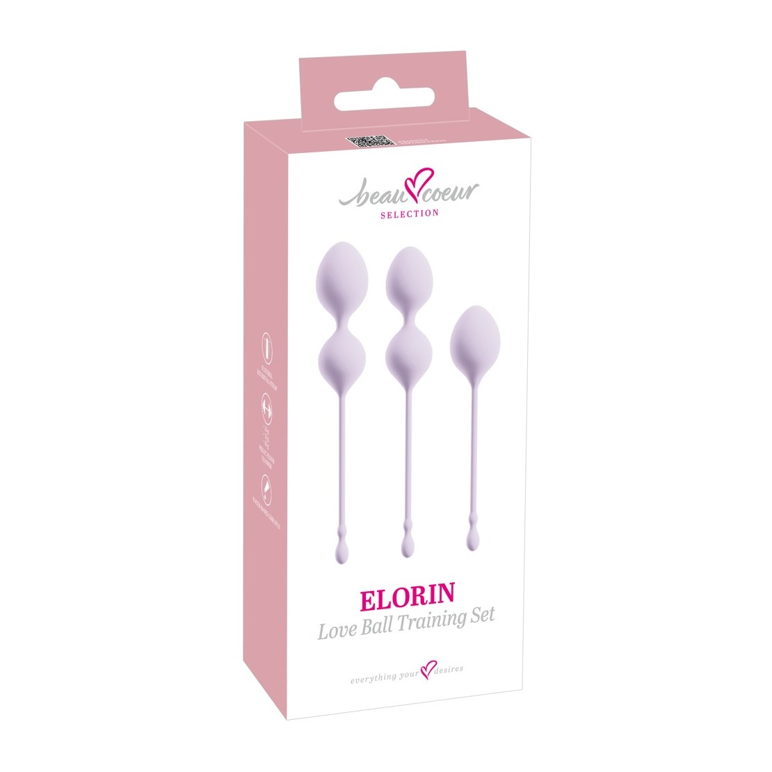 SET DI 3 PALLINE VAGINALI CON PESI E MISURE...