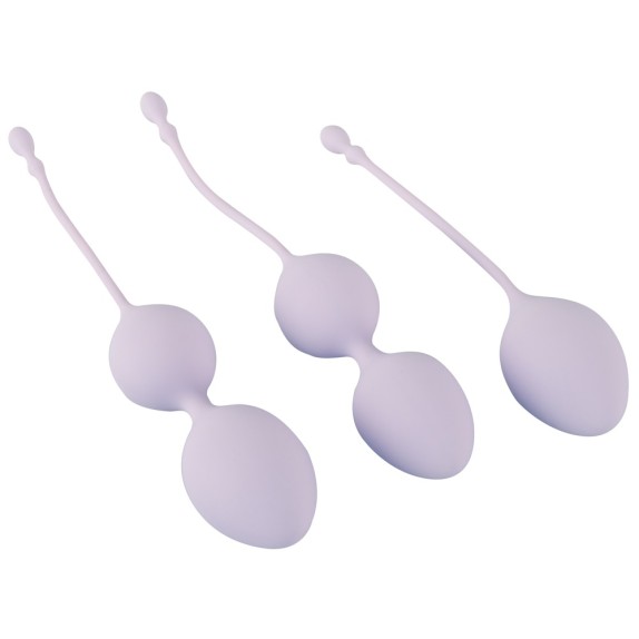 SET DI 3 PALLINE VAGINALI CON PESI E MISURE DIFFERENTI PER ALLENAMENTO DEL PAVIMENTO PELVICO ELORIN