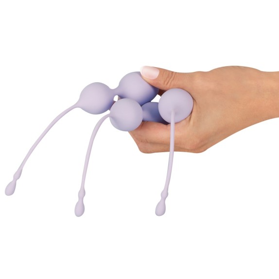 SET DI 3 PALLINE VAGINALI CON PESI E MISURE DIFFERENTI PER ALLENAMENTO DEL PAVIMENTO PELVICO ELORIN
