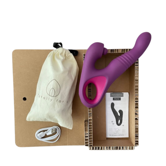RABBIT VIBRATORE PER DONNA SEXY CON MOVIMENTO E PULSAZIONE FURIA