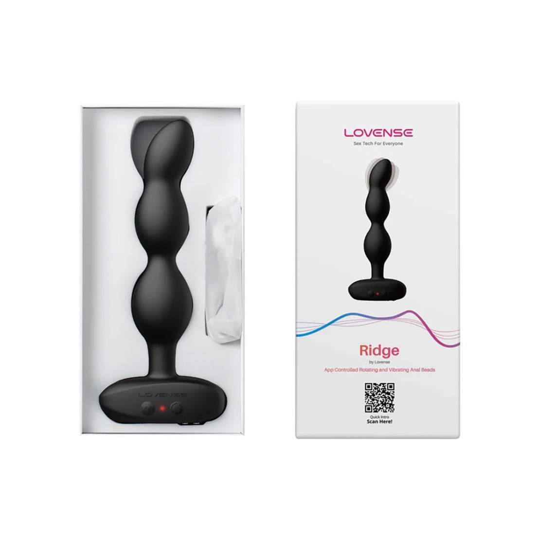 RIDGE LOVENSE PALLINE ANALI CON VIBRAZIONE E...