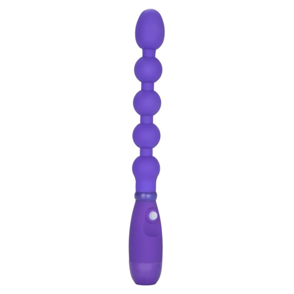 FILA DI PALLINE ANALI VIBRANTI IN SILICONE FLESSIBILE SEX TOY BOOTY CALL