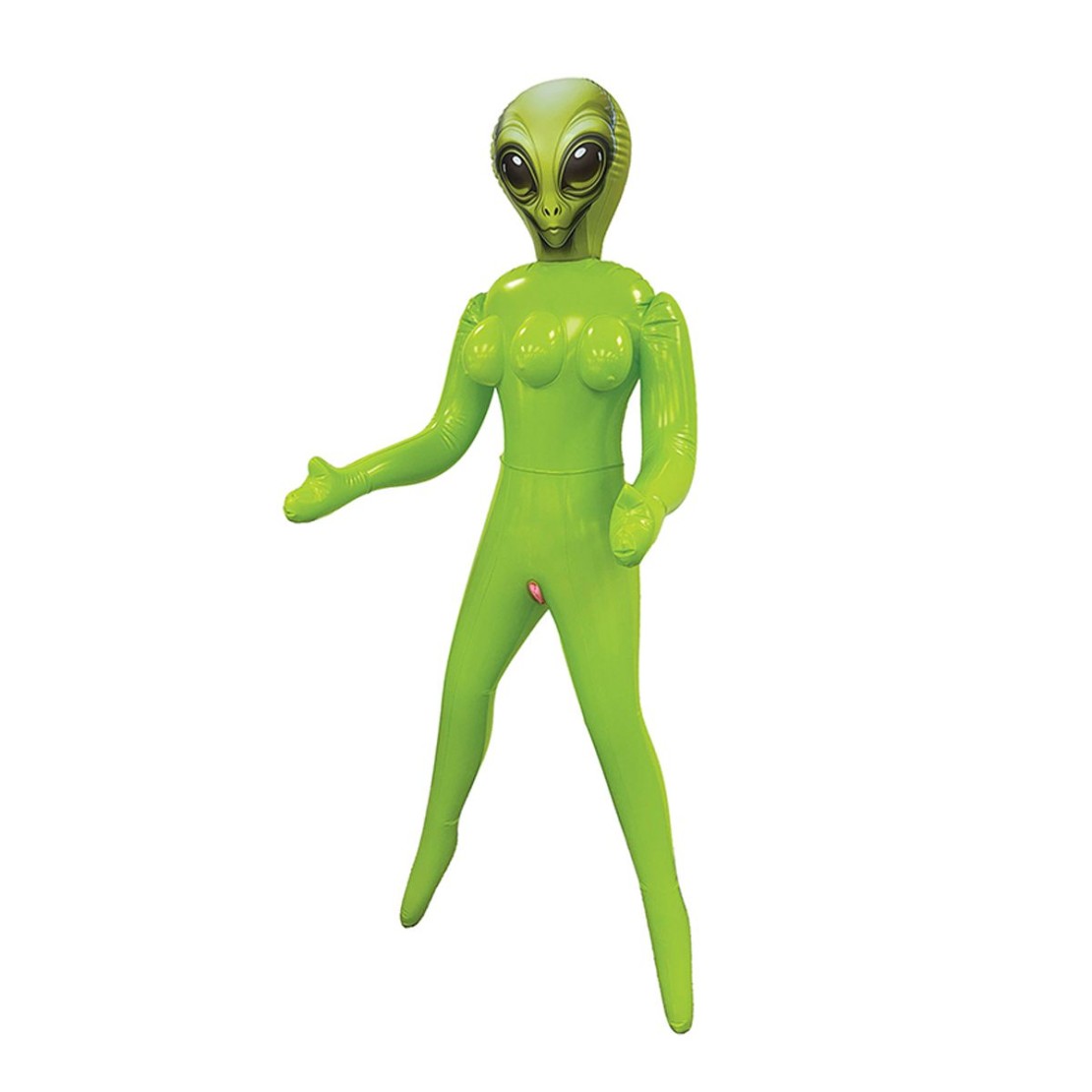 ALIEN BAMBOLA GONFIABILE SEXY VERDE CON 3 SENI...