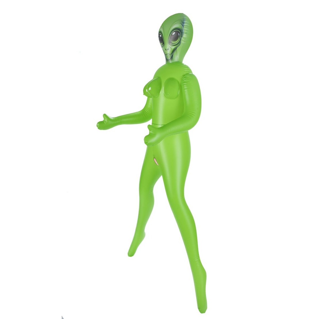 ALIEN BAMBOLA GONFIABILE SEXY VERDE CON 3 SENI...