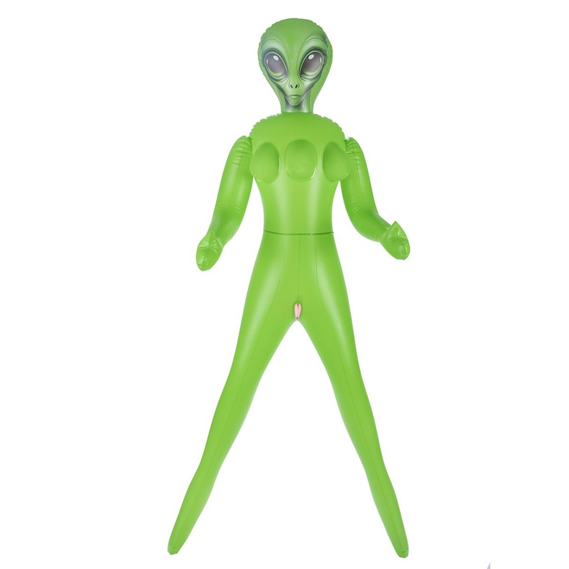 ALIEN BAMBOLA GONFIABILE SEXY VERDE CON 3 SENI...