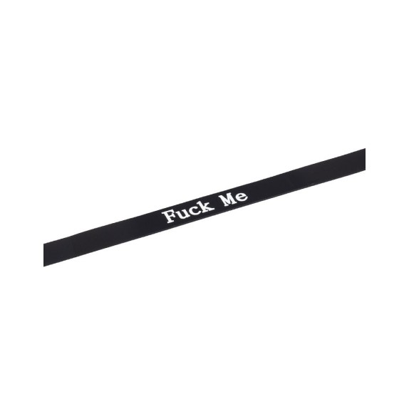 copy of COLLARE IN SILICONE CON SCRITTA "FUCK ME"