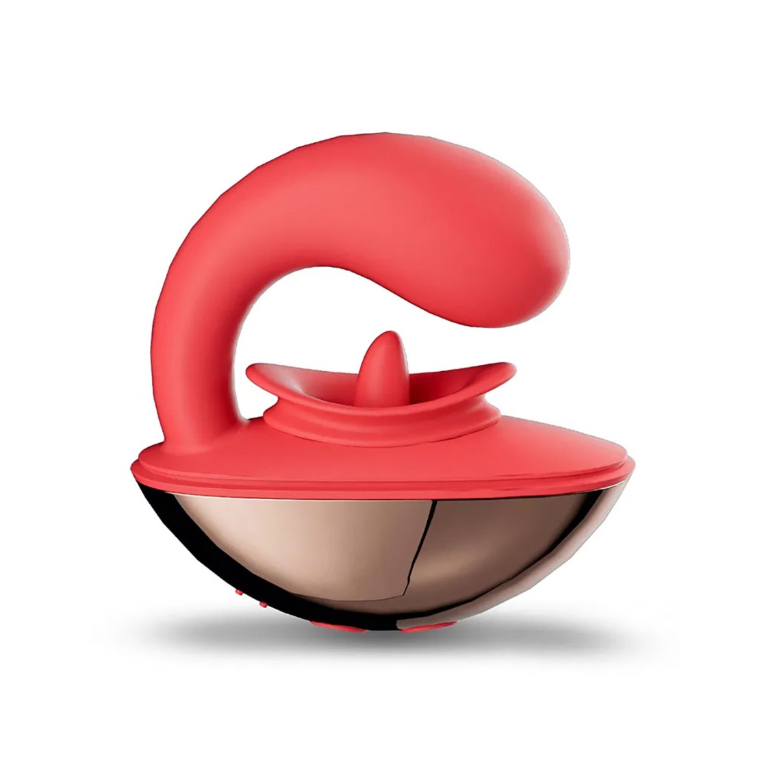 VIBRATORE DOPPIO CON APP PER PUNTO G E LINGUA...