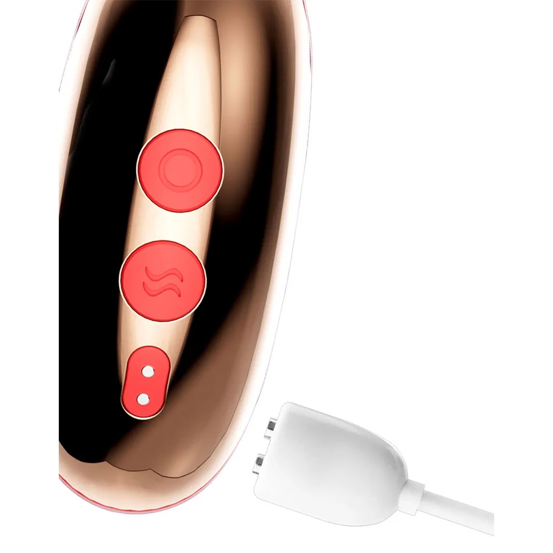VIBRATORE DOPPIO CON APP PER PUNTO G E LINGUA...