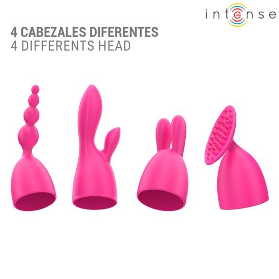 CHER VIBRATORE CON TESTINE INTERCAMBIABILI SEX TOY MULTIFUNZIONE