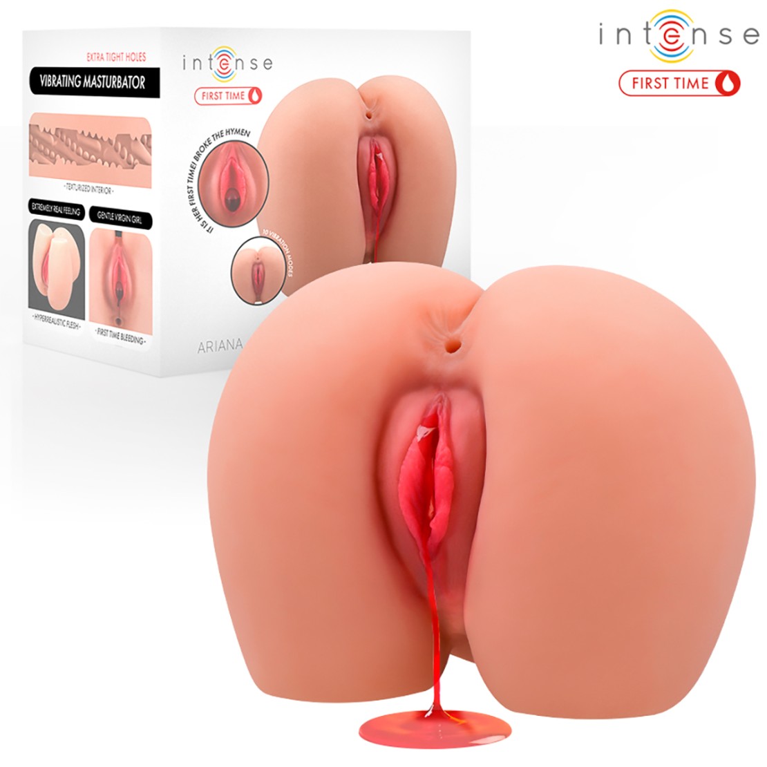 BACINO VIBRANTE VAGINA E ANO ARIANA FIRST TIME...