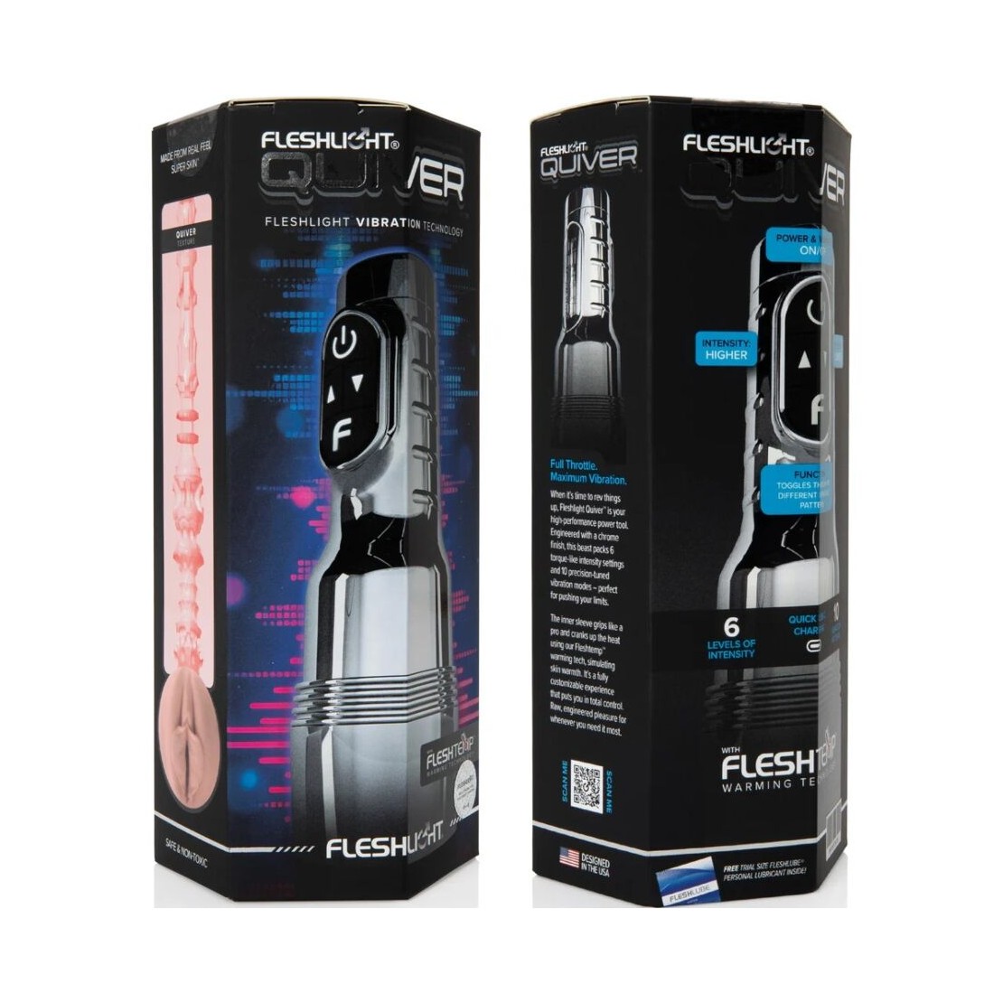 FLESHLIGHT VIBRANTE A FORMA DI VAGINA...