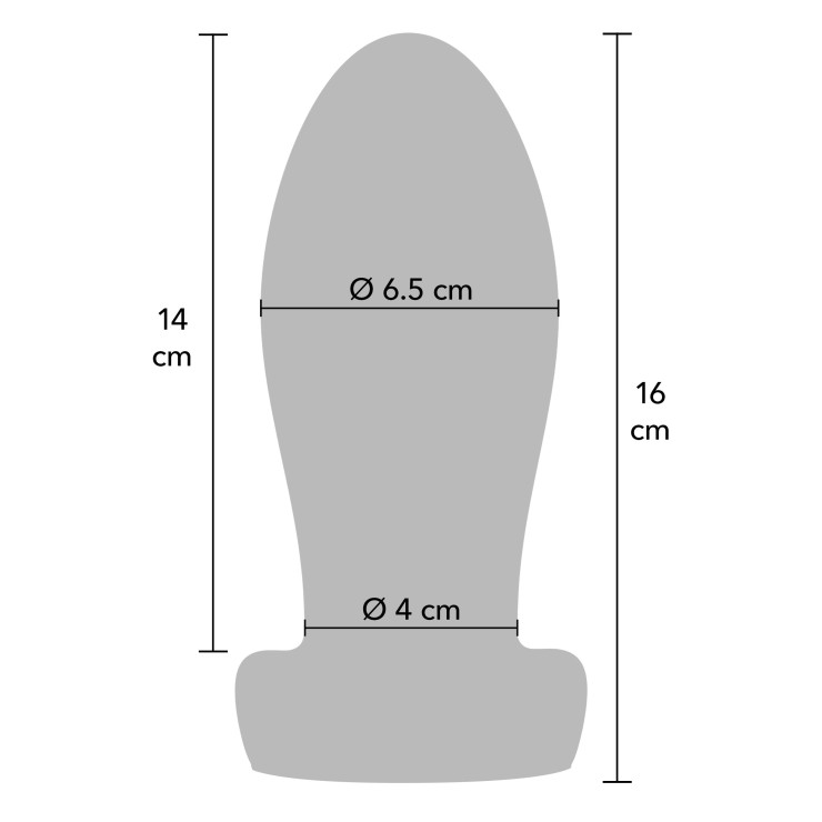 PLUG ANALE L IN SILICONE MORBIDO E SOFFICE LUNGO 16 CM... 2