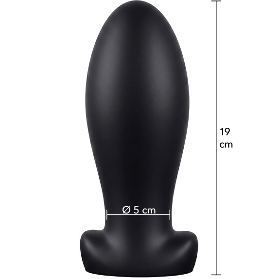 PLUG ANALE DI GRANDI DIMENSIONI XL IN SILICONE SOFFICE LUNGO 19 CM OTTIMO PER FISTING