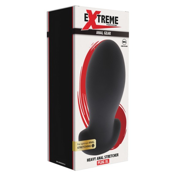 PLUG ANALE DI GRANDI DIMENSIONI XL IN SILICONE SOFFICE LUNGO 19 CM OTTIMO PER FISTING