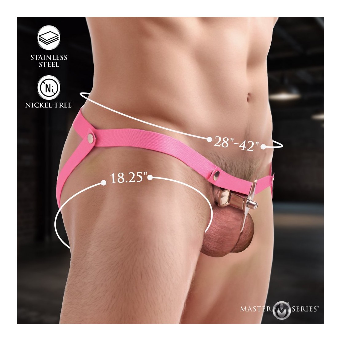 CINTURA DI CASTITÀ SISSY VICE PUSH-IN PER UOMO...