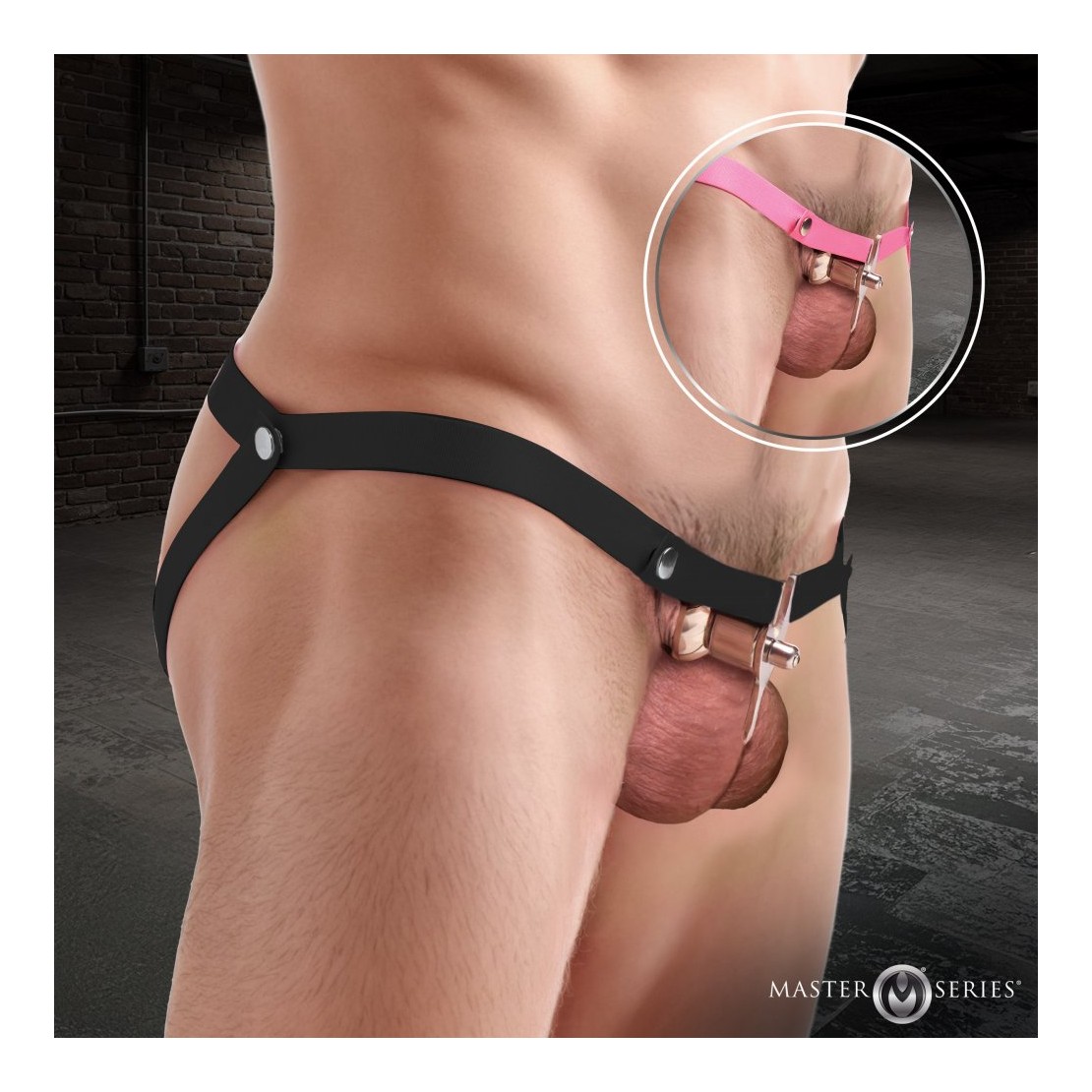 CINTURA DI CASTITÀ SISSY VICE PUSH-IN PER UOMO...