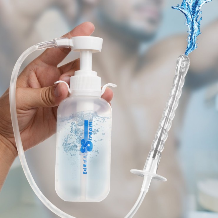 KIT PER LAVAGGIO ANALE SEX TOY CON UGELLO PUMP ACTION 2