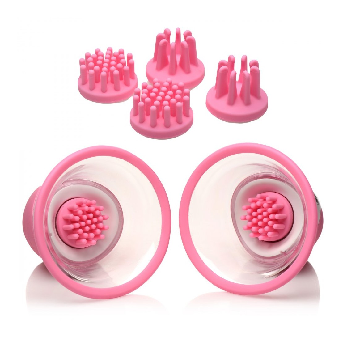 POMPETTE NIPPLE SUCKER CON 4 TESTINE ROTANTI E...