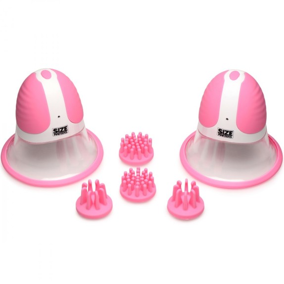 POMPETTE NIPPLE SUCKER CON 4 TESTINE ROTANTI E STIMOLANTI USB