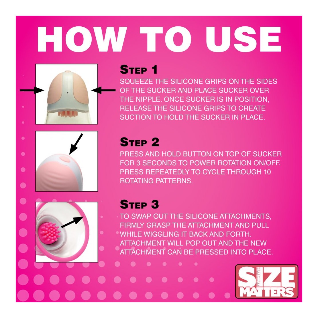 POMPETTE NIPPLE SUCKER CON 4 TESTINE ROTANTI E...