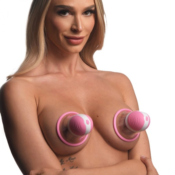 POMPETTE NIPPLE SUCKER CON 4 TESTINE ROTANTI E STIMOLANTI USB