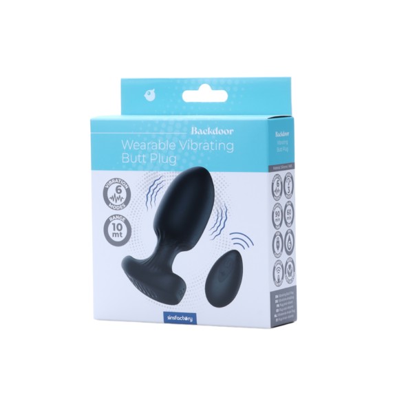 PLUG ANALE VIBRANTE WIRELESS WEARABLE VIBRATING BUTT PLUG
